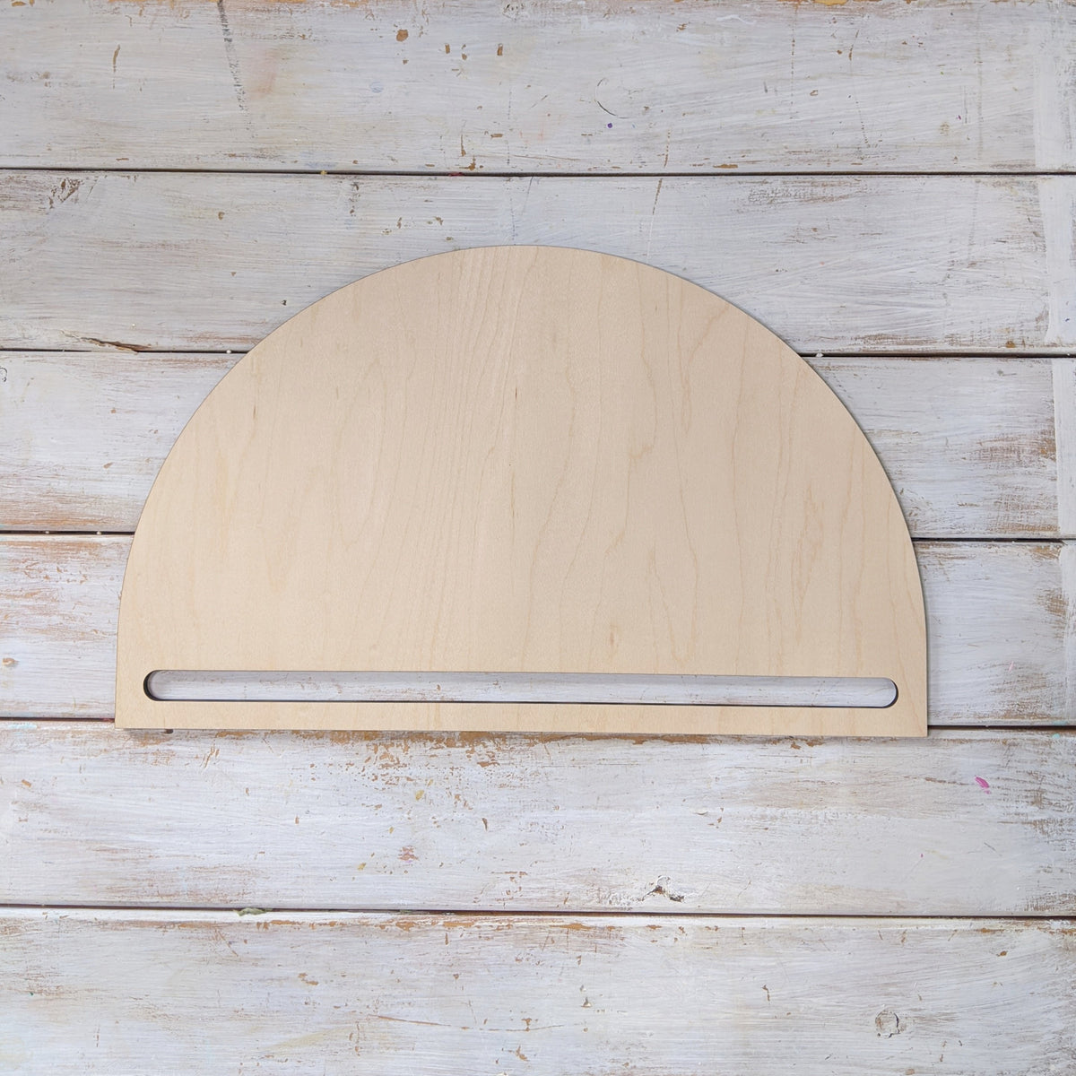 14 inch Half Circle - Wall Decor _sola_wood_flowers