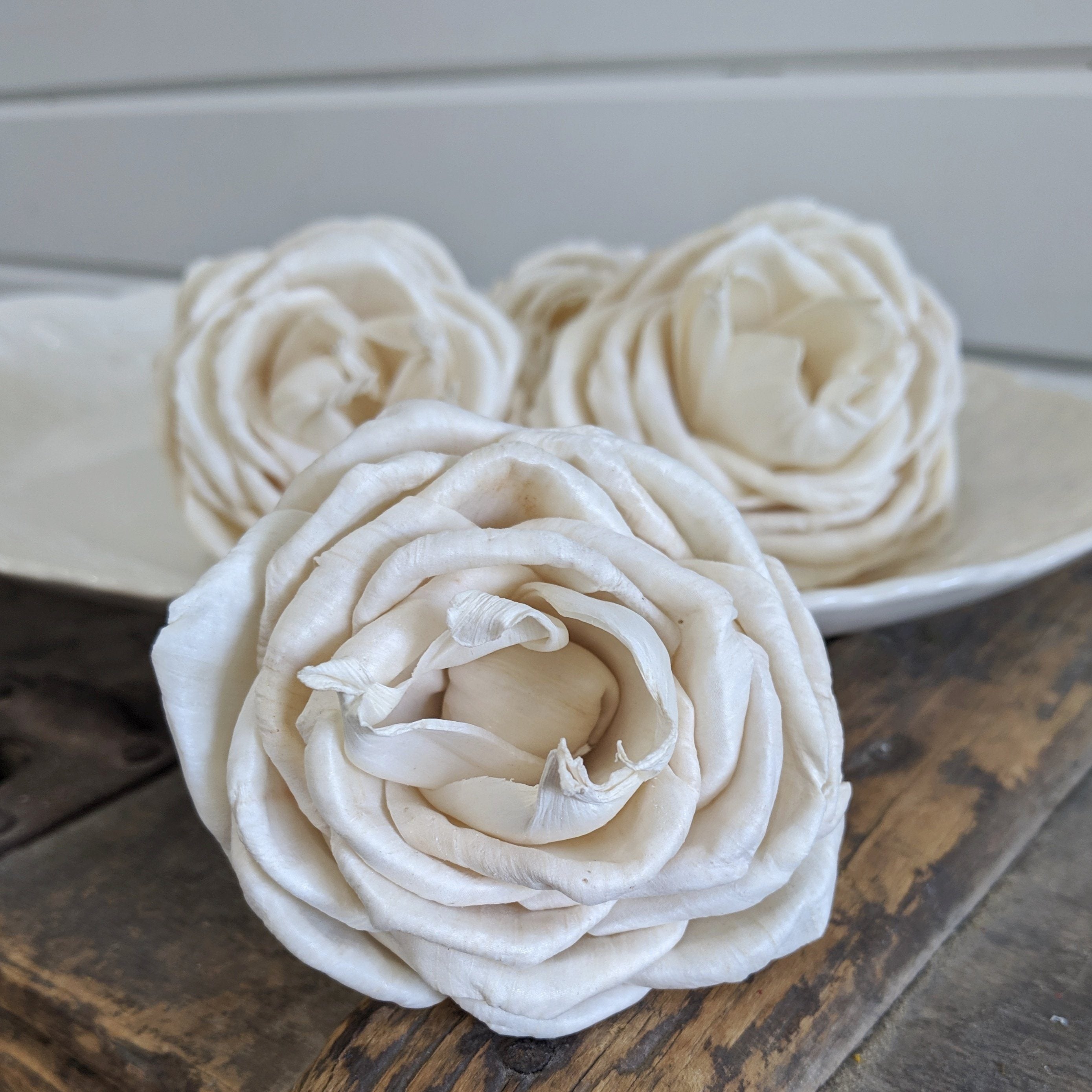 Cornelia™- set of 6- 3 inches _sola_wood_flowers