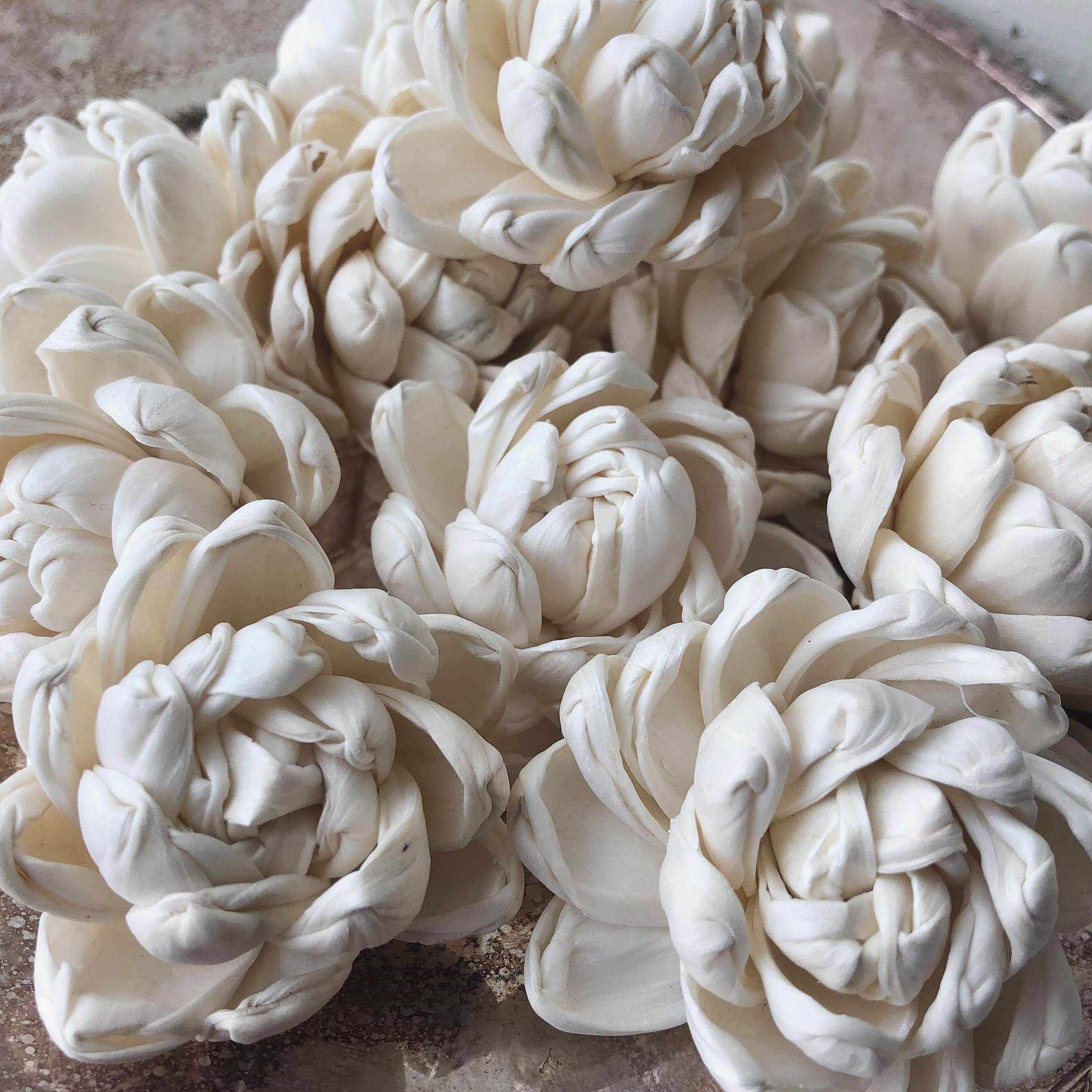 Dazzle™  New Size - set of 12 -  2.5 inches _sola_wood_flowers