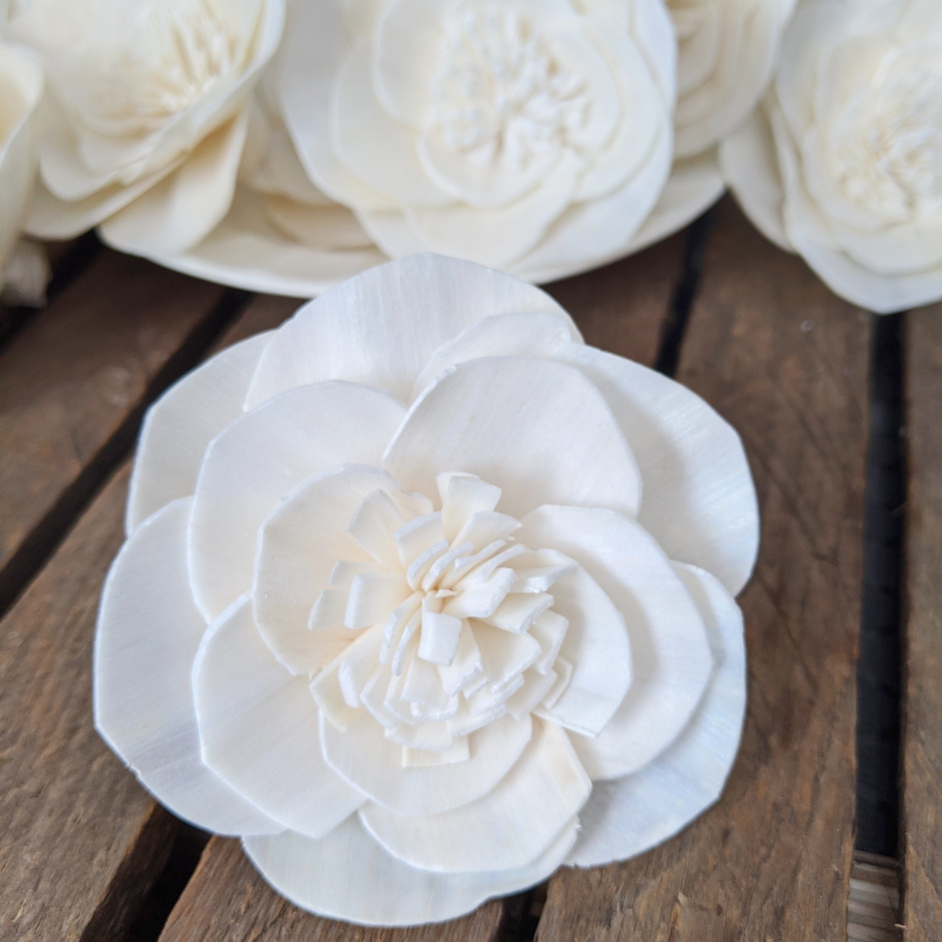 Grace™ Flower -2.5 inches- sold by the dozen _sola_wood_flowers