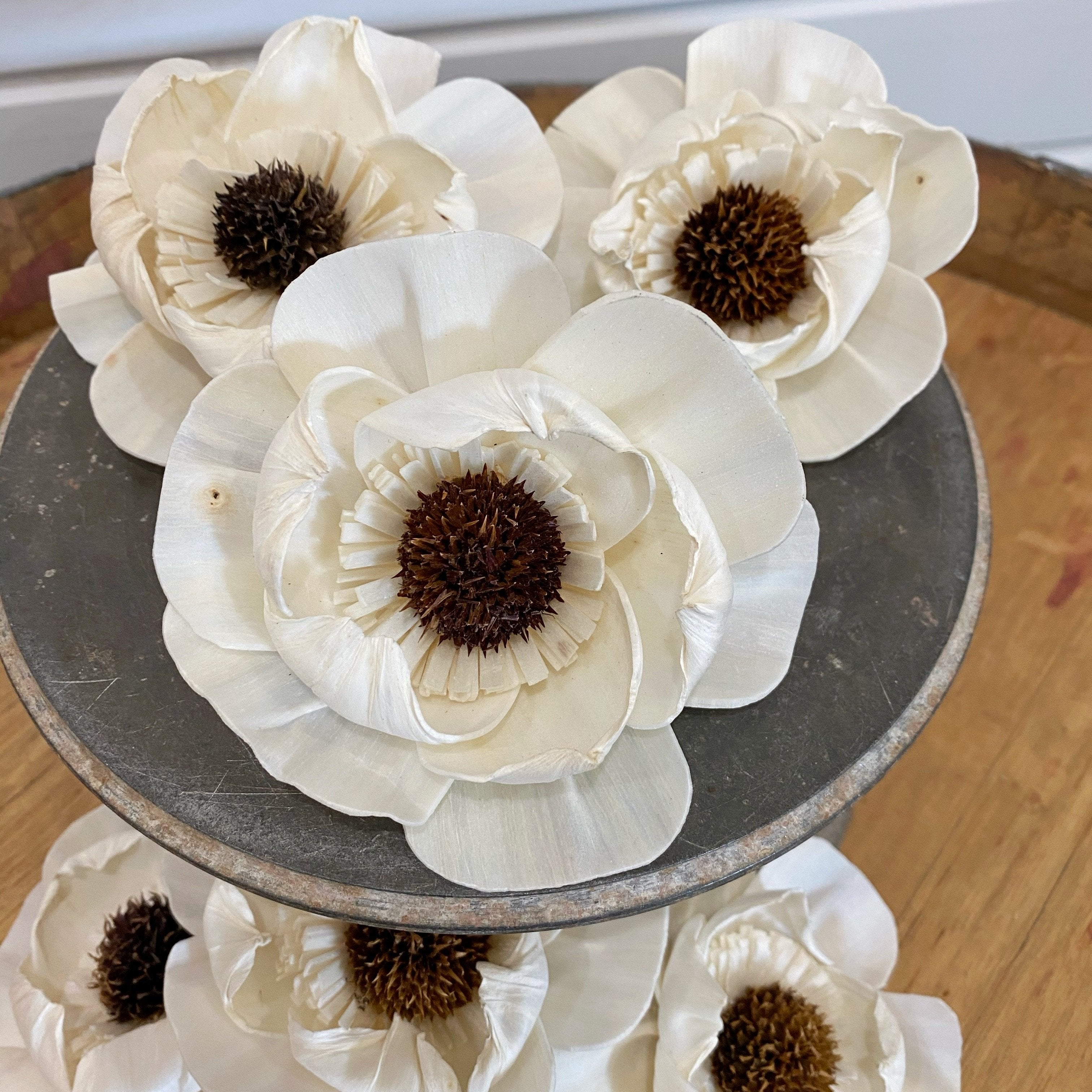 Charlotte™ - set of 6 - 3 inches _sola_wood_flowers