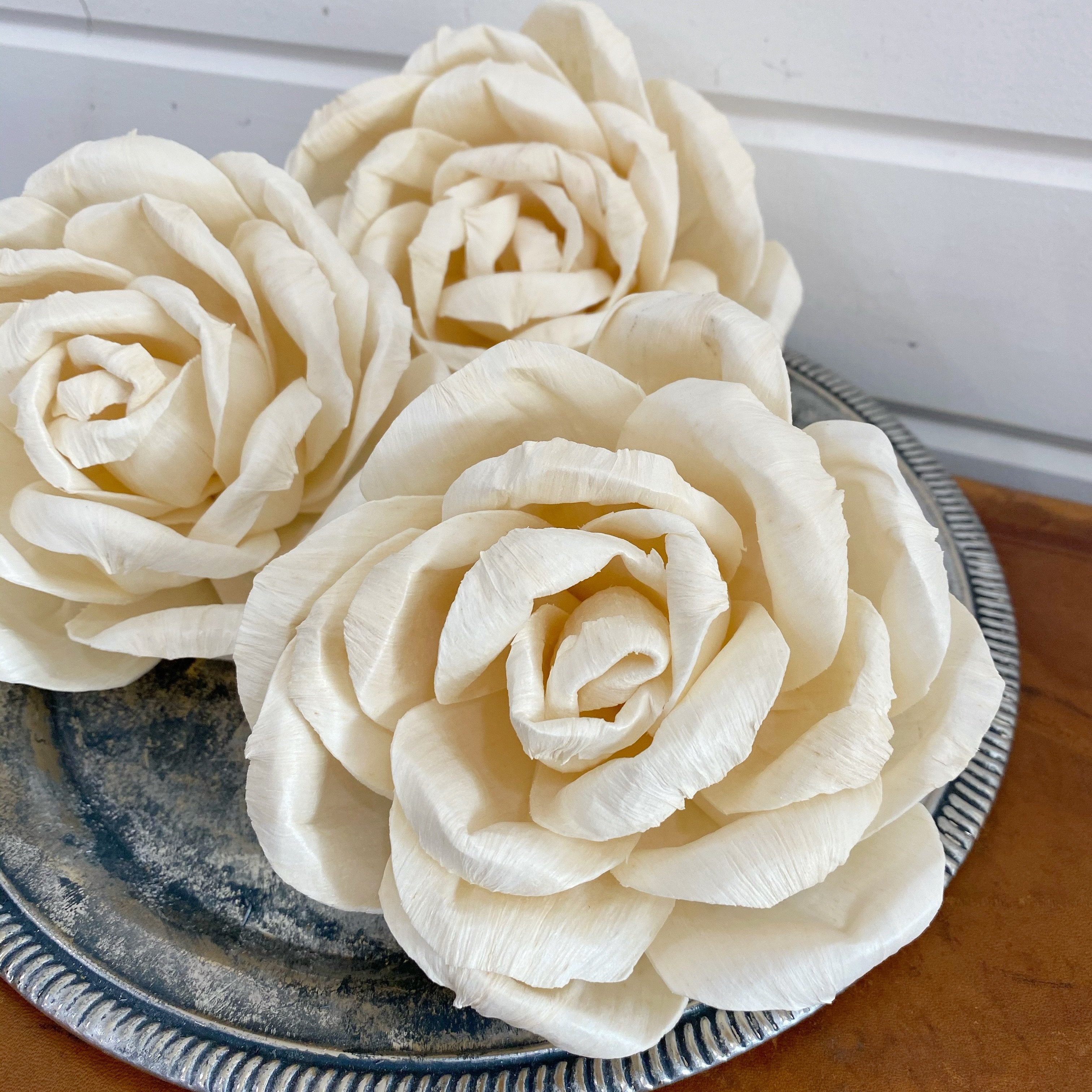 Blanche™ - Xtra Large - Sets of 3 and 2 size options available _sola_wood_flowers