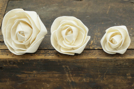 Lovely™ Flower  - set of 12 - 3 inches _sola_wood_flowers