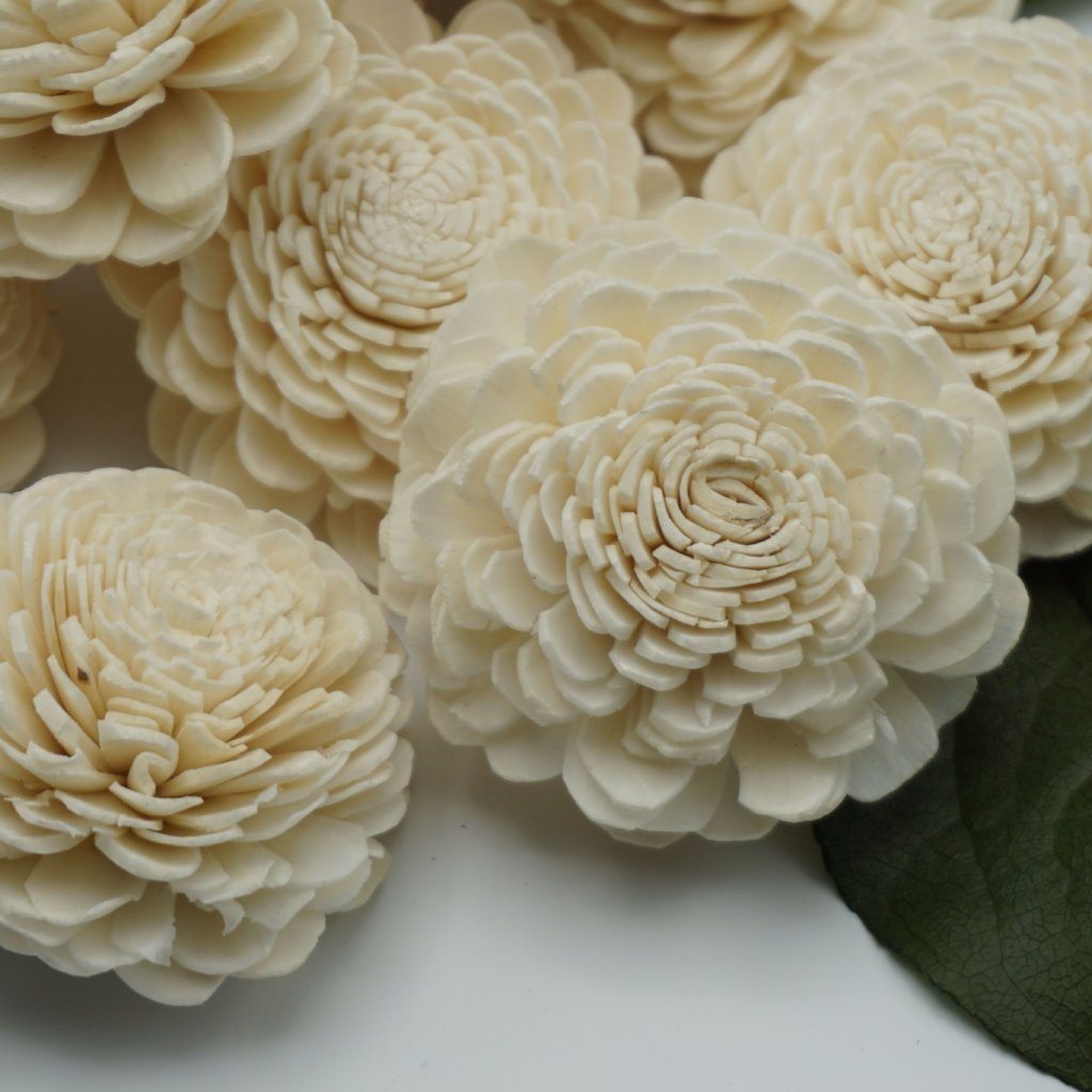 Marigold - Bulk Wholesale 100 Pack- 1.5 inches _sola_wood_flowers