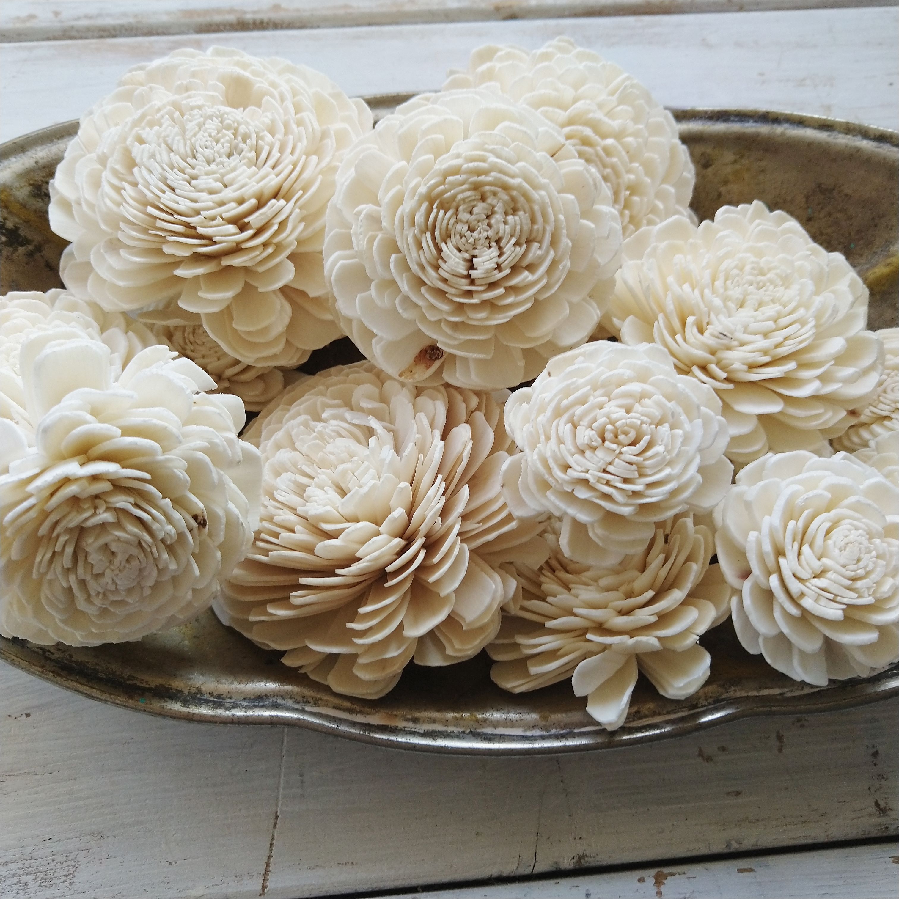 Marigold - Size Assortment - Set of 50 _sola_wood_flowers