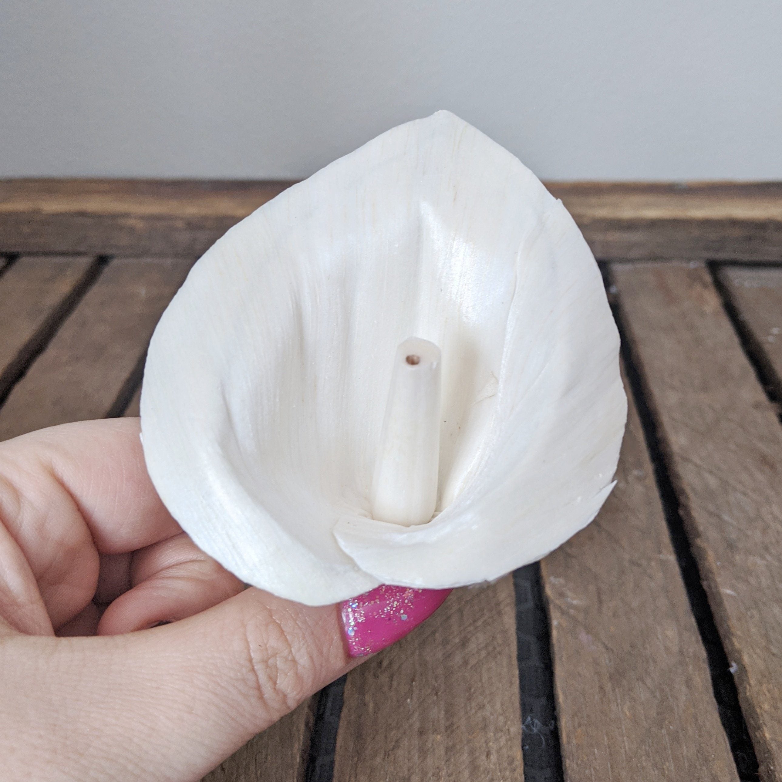 Peace Lily - set of 6 - 3" _sola_wood_flowers
