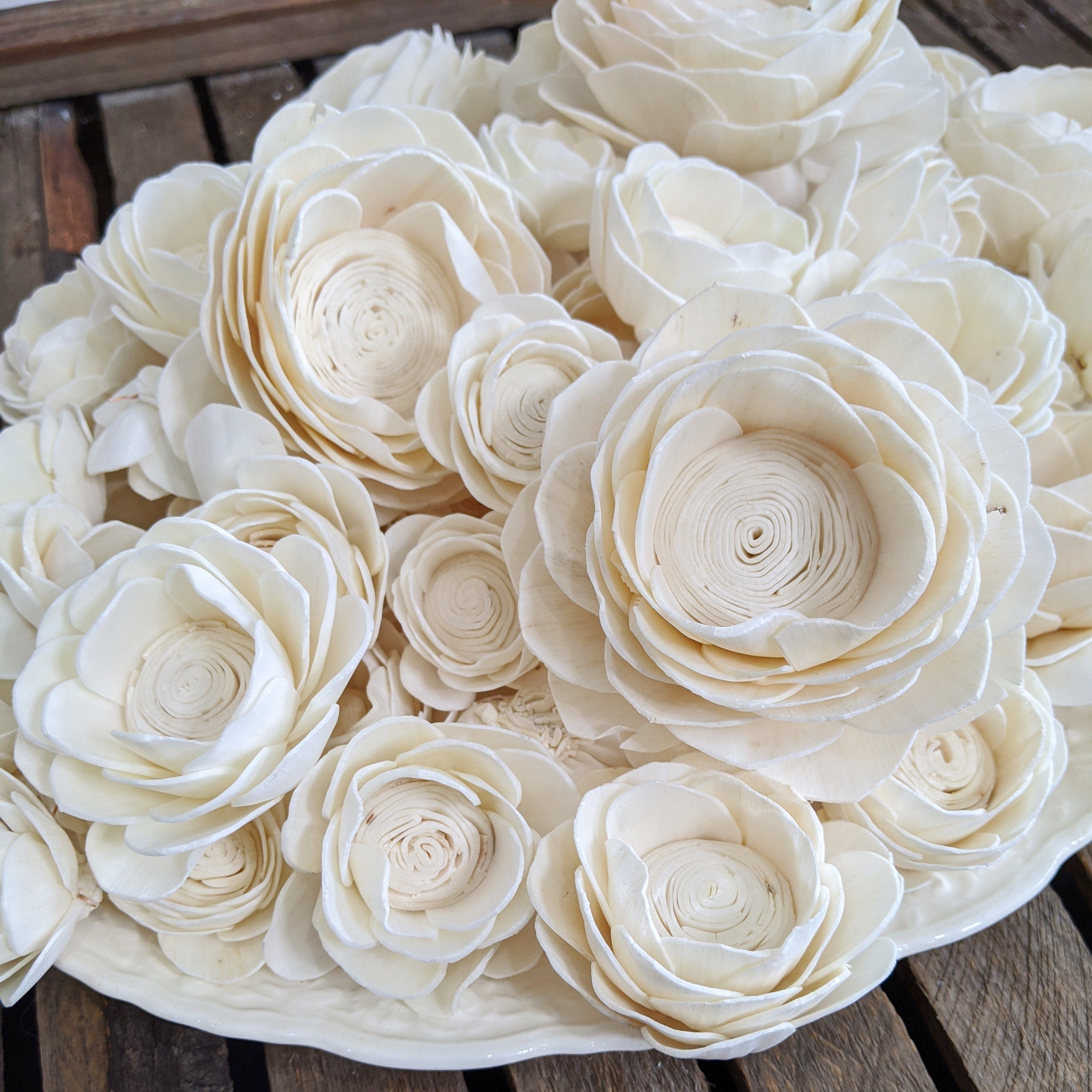 Poppy - Size Assortment - Set of 50 _sola_wood_flowers