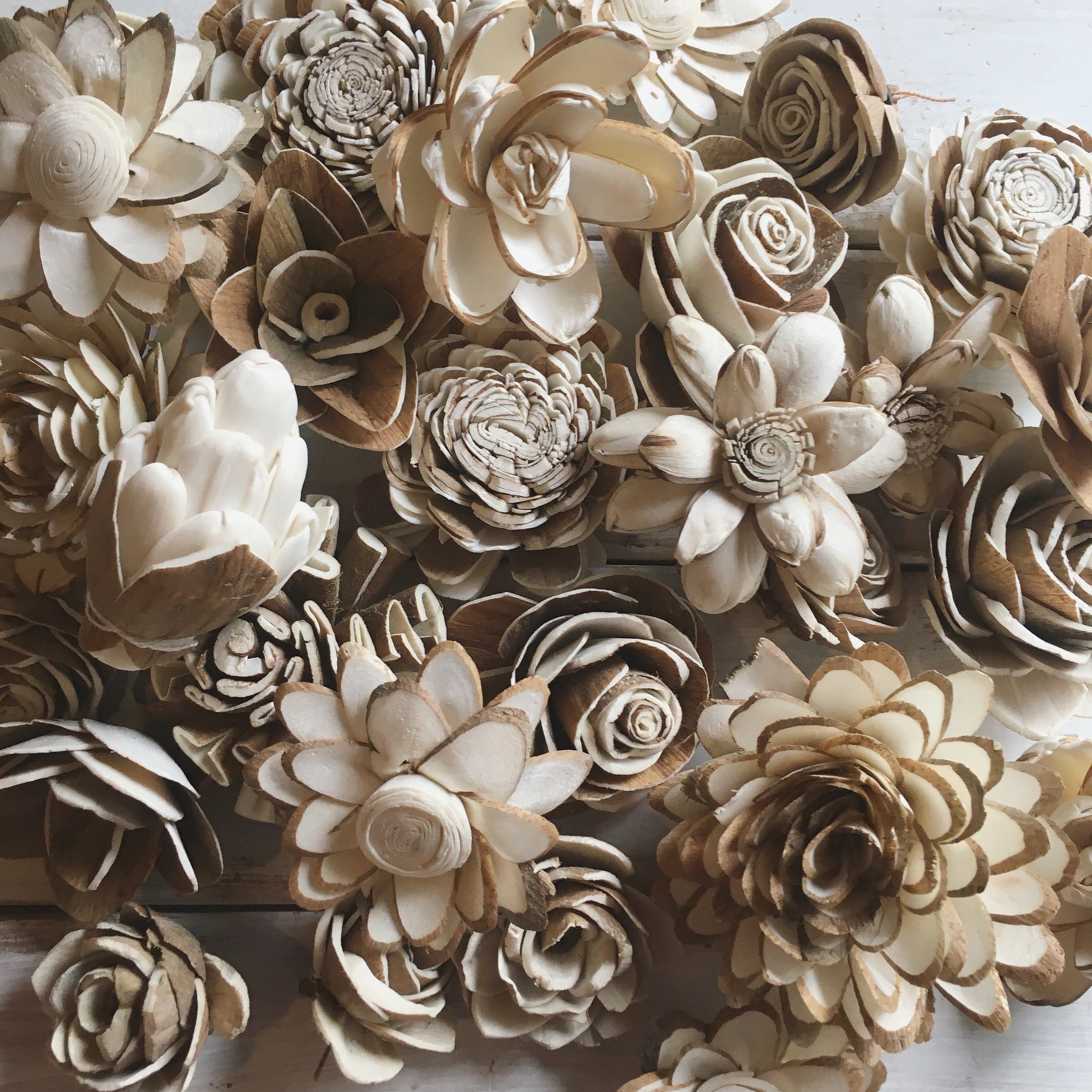 Skin Sola Flower Assortment - set of 50 _sola_wood_flowers