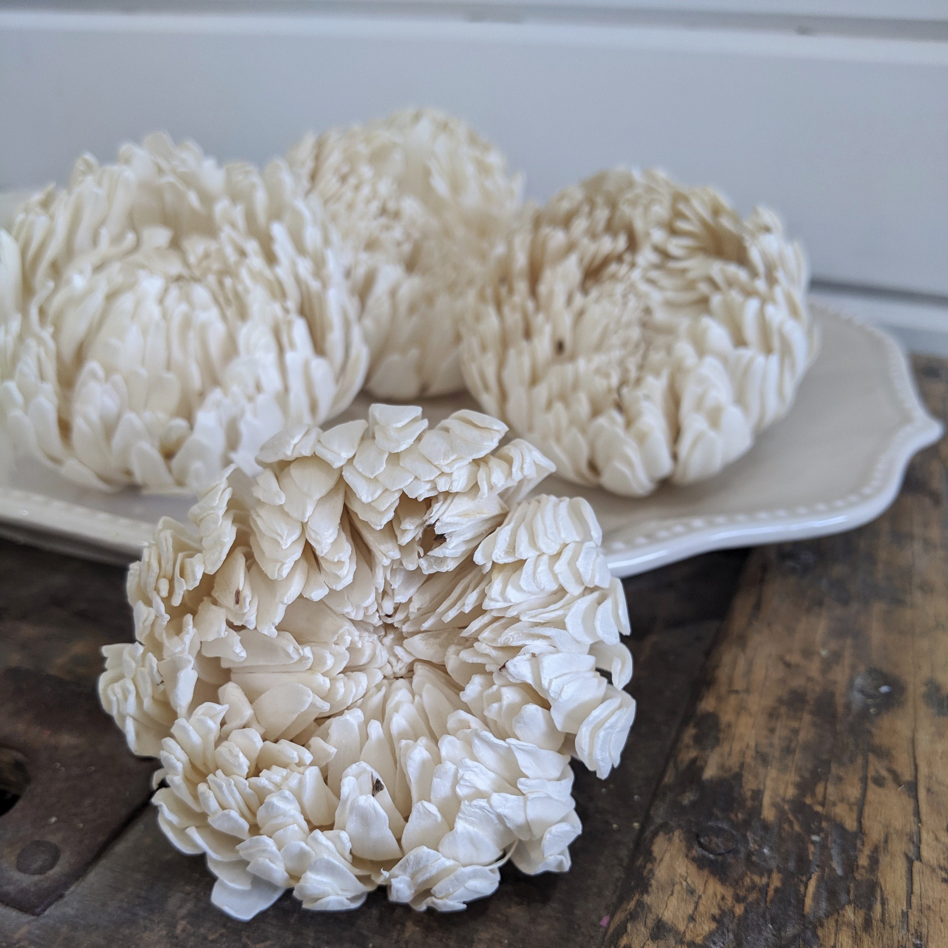 Spider Mum- 3 inches - Set of 6 _sola_wood_flowers