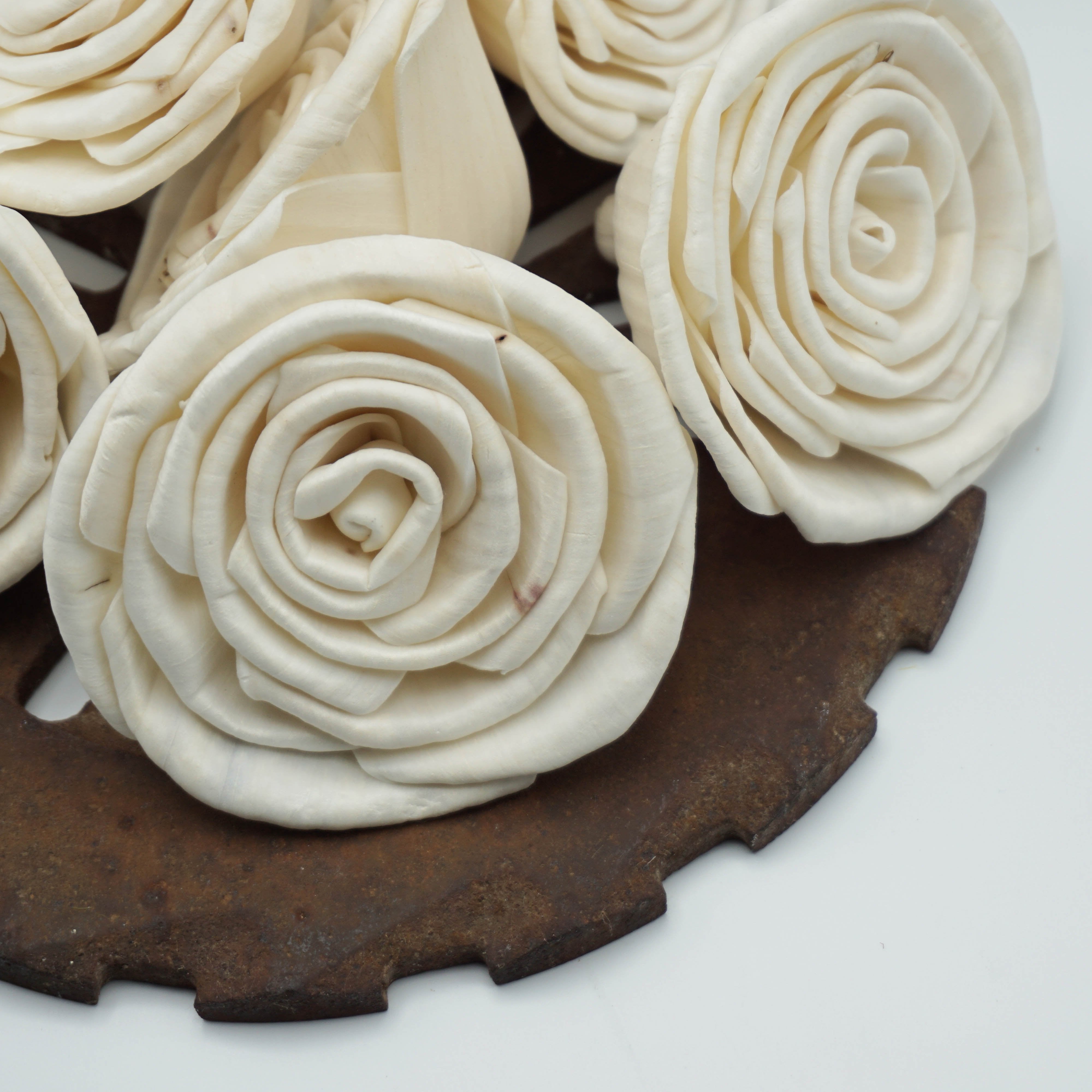 Sweetheart Flower - 3 inches- sold by the dozen _sola_wood_flowers