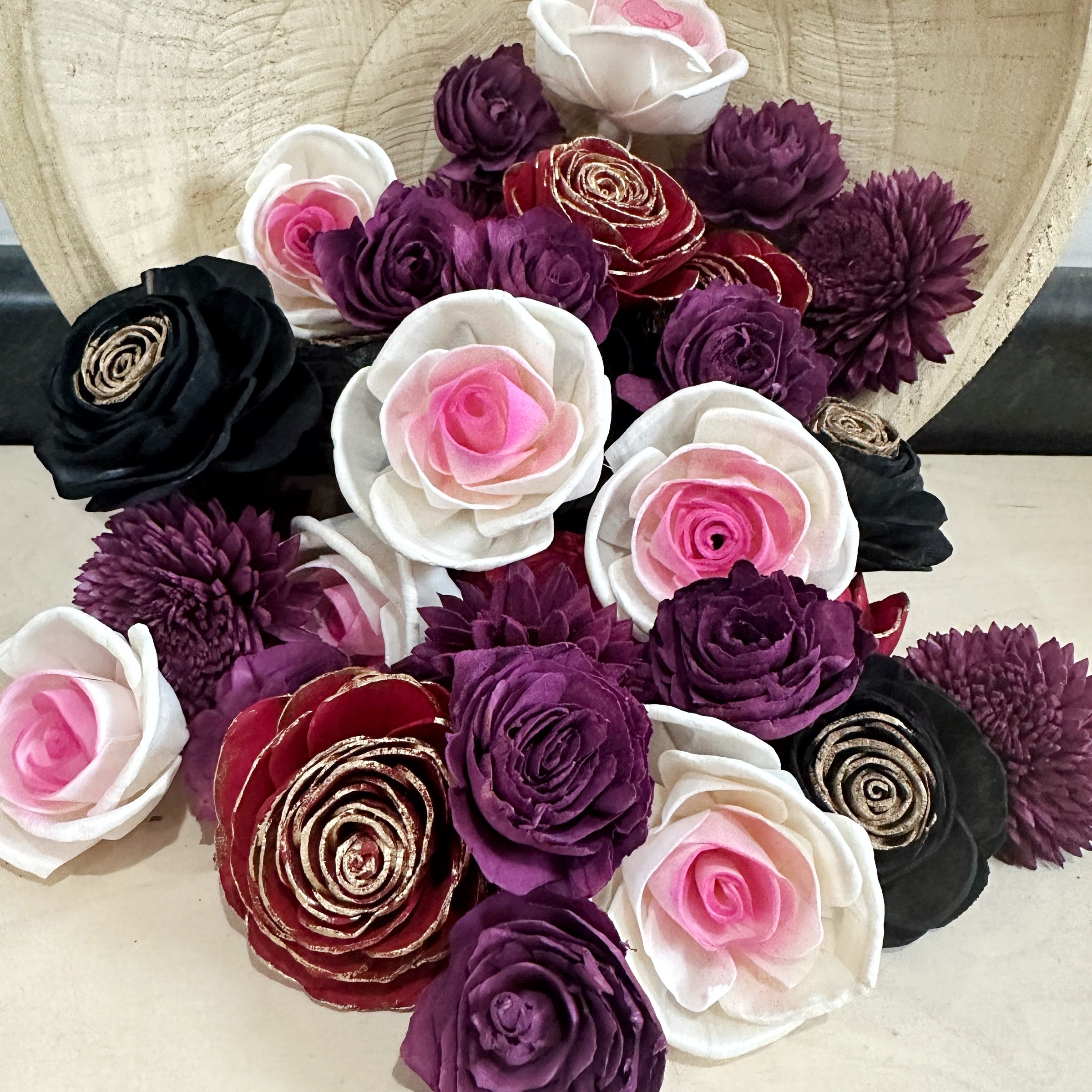 Dyed Sola Wood Flowers - Oh! You're Lovely - Sola Wood Flowers