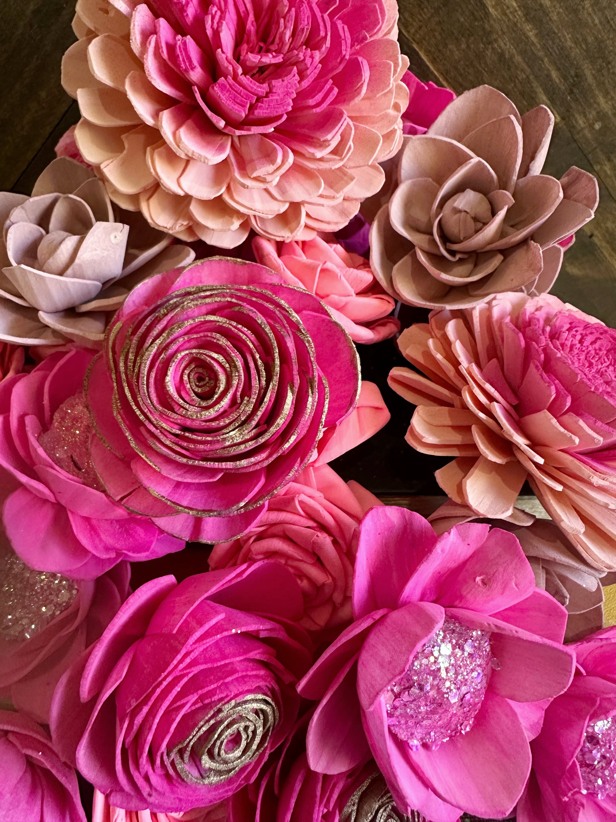 Pink Pony | Dyed Sola Wood Flower Assortment