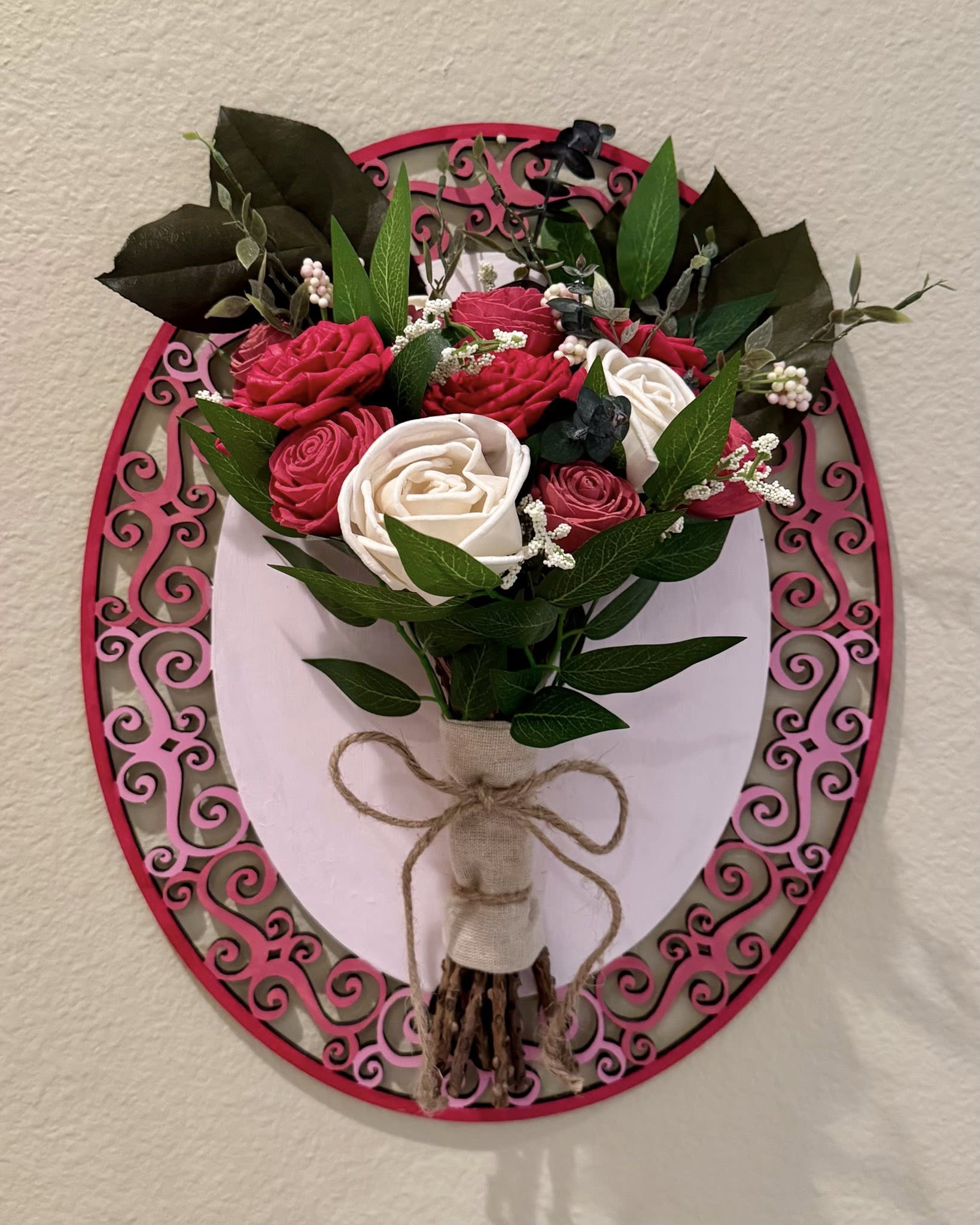16" Decorative Oval Wood Cutout
