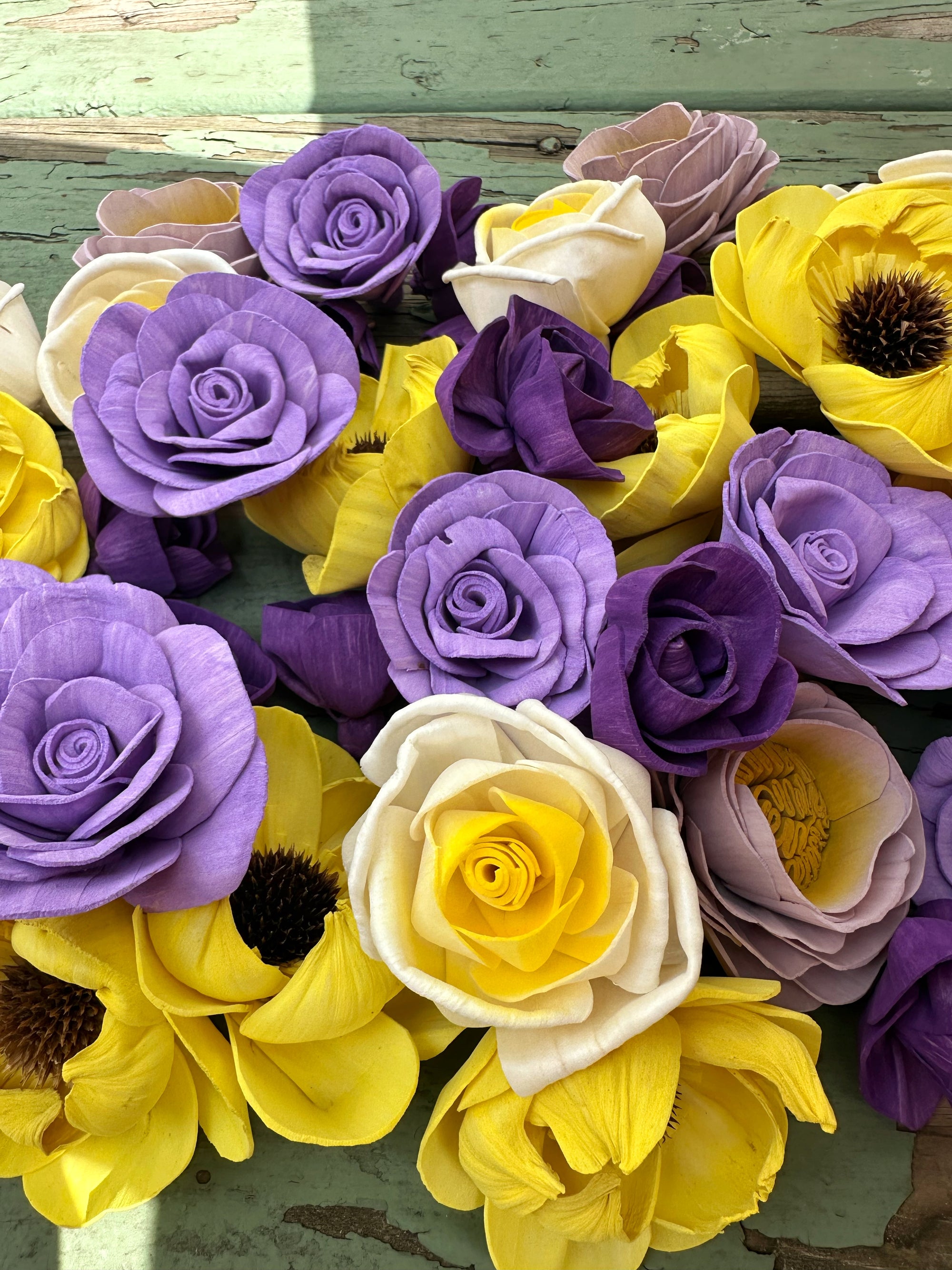 Lavender Lemonade  - Dyed Sola Wood Flower Assortment