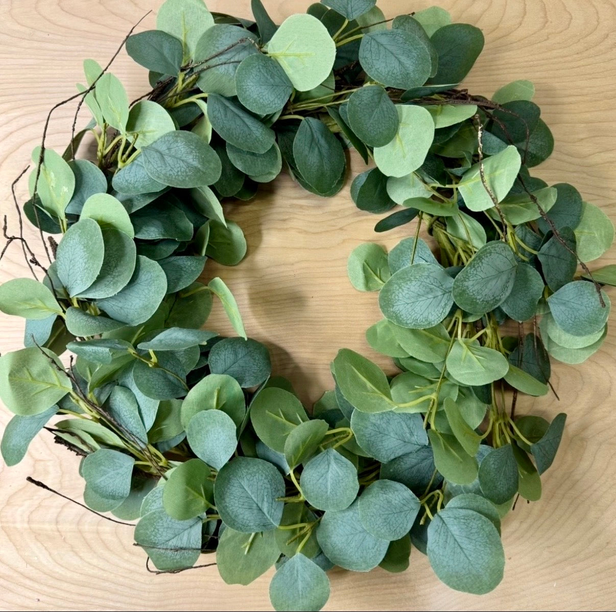 Faux Eucalyptus Wreath