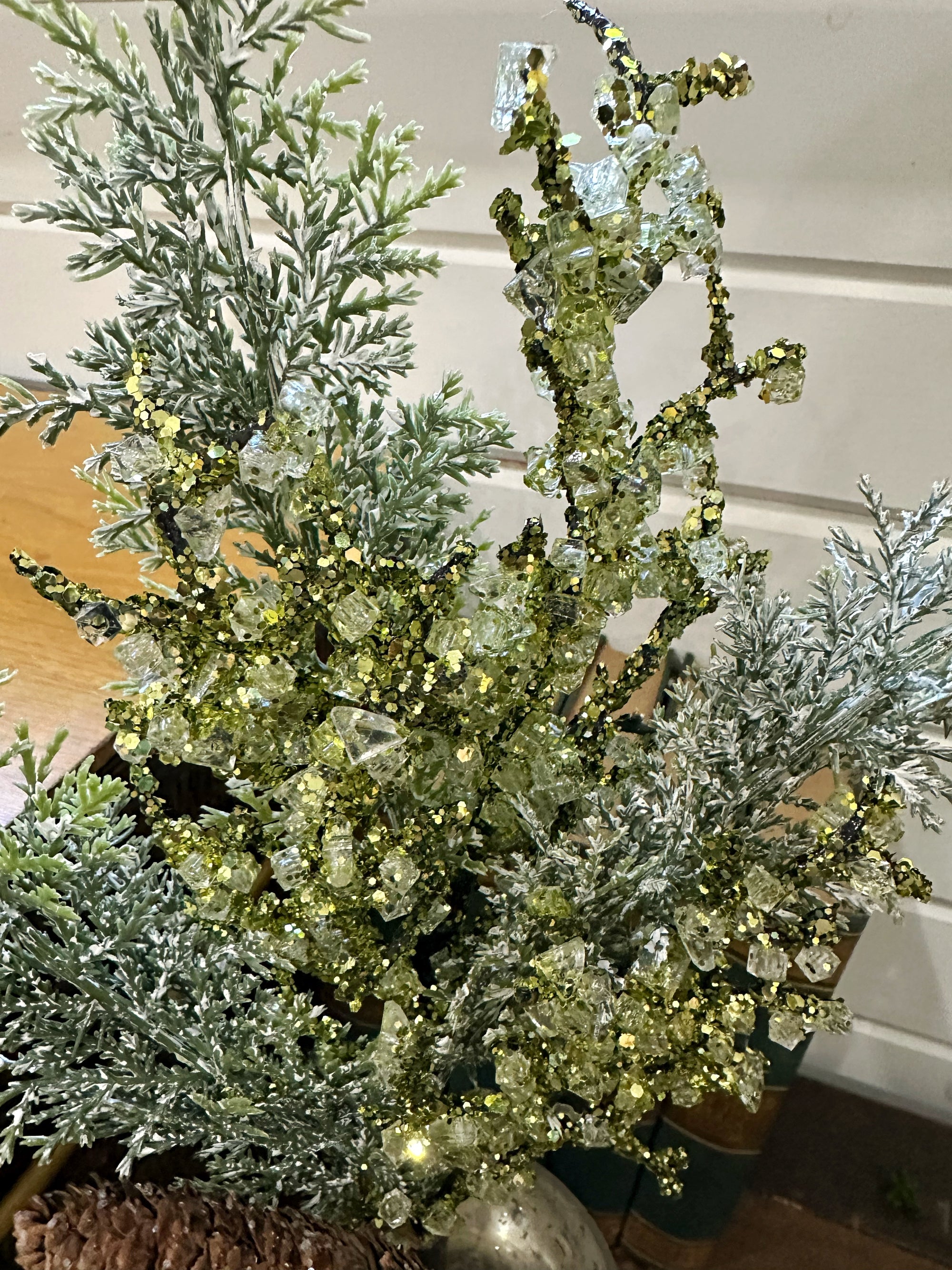 Glittered Winter Mix - Faux