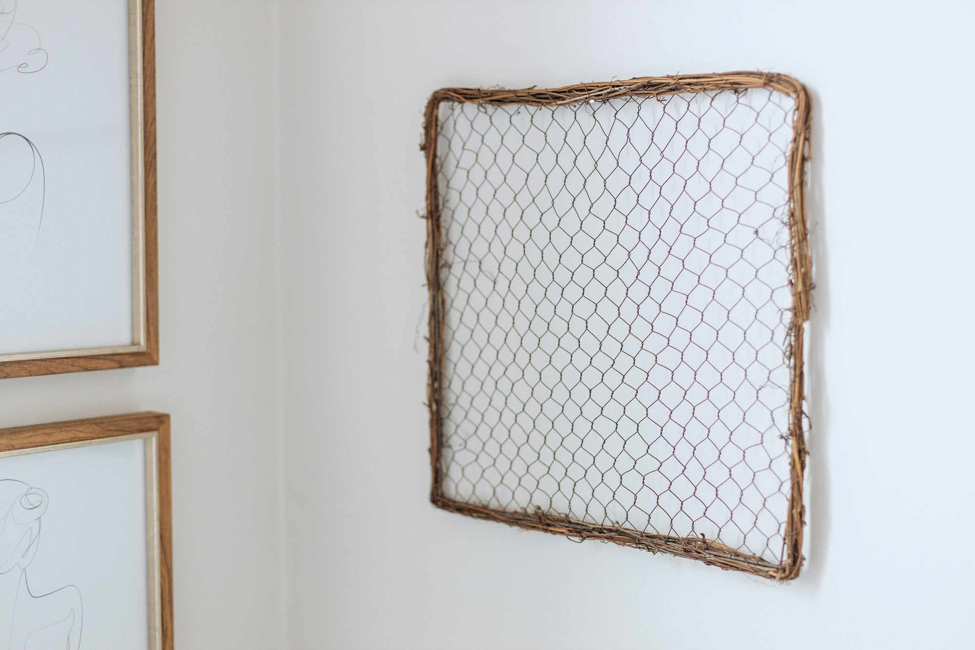 14 inch Square Chicken Wire Wreath Form