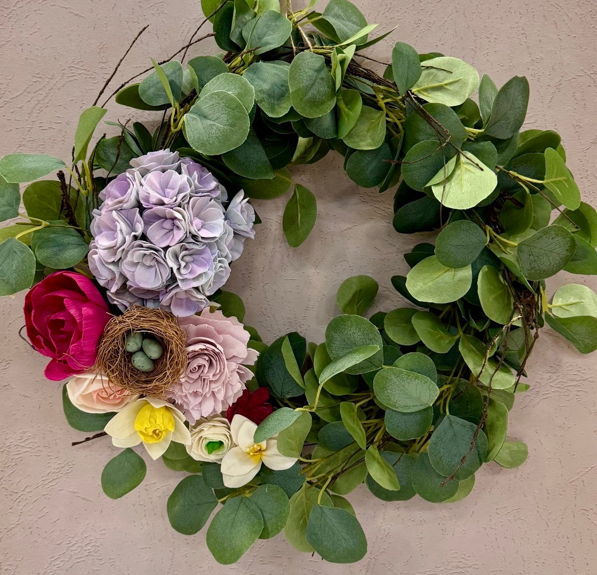 Faux Eucalyptus Wreath