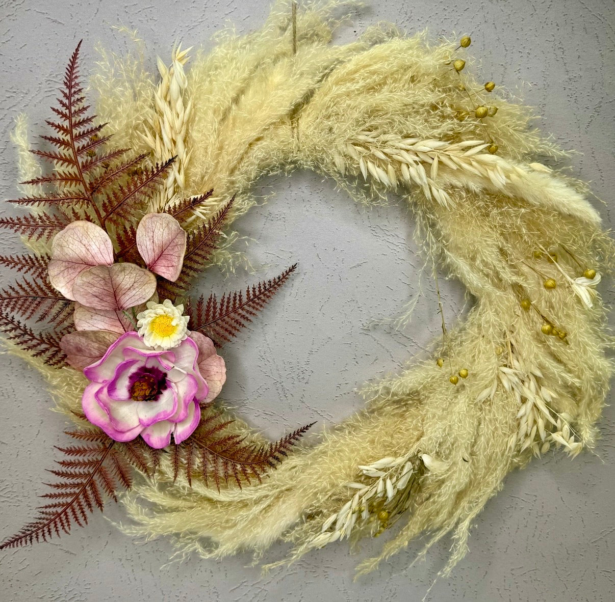 Pampas Grass Wreath