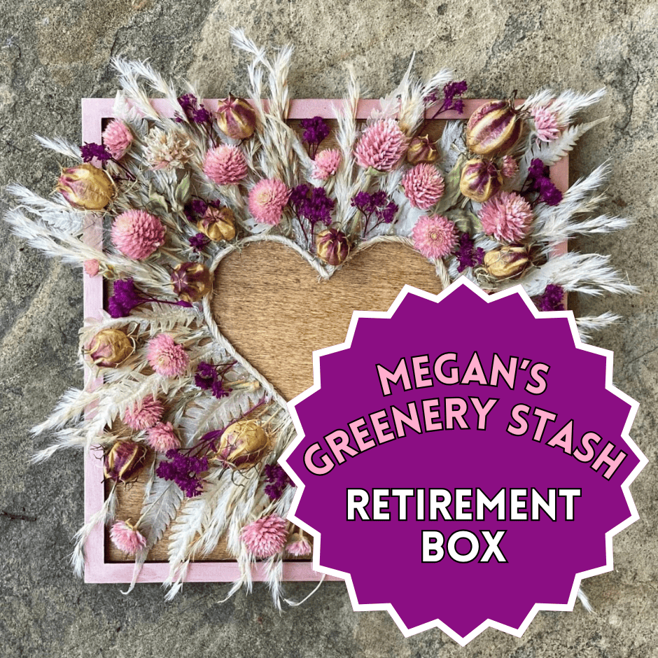 Lot 7586 - Megan's Greenery Stash Retirement Box