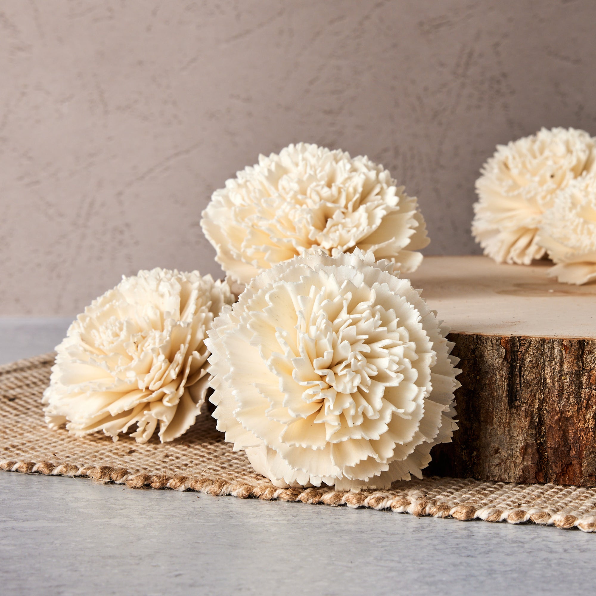 Carnation Flower - set of 12- 3 inches
