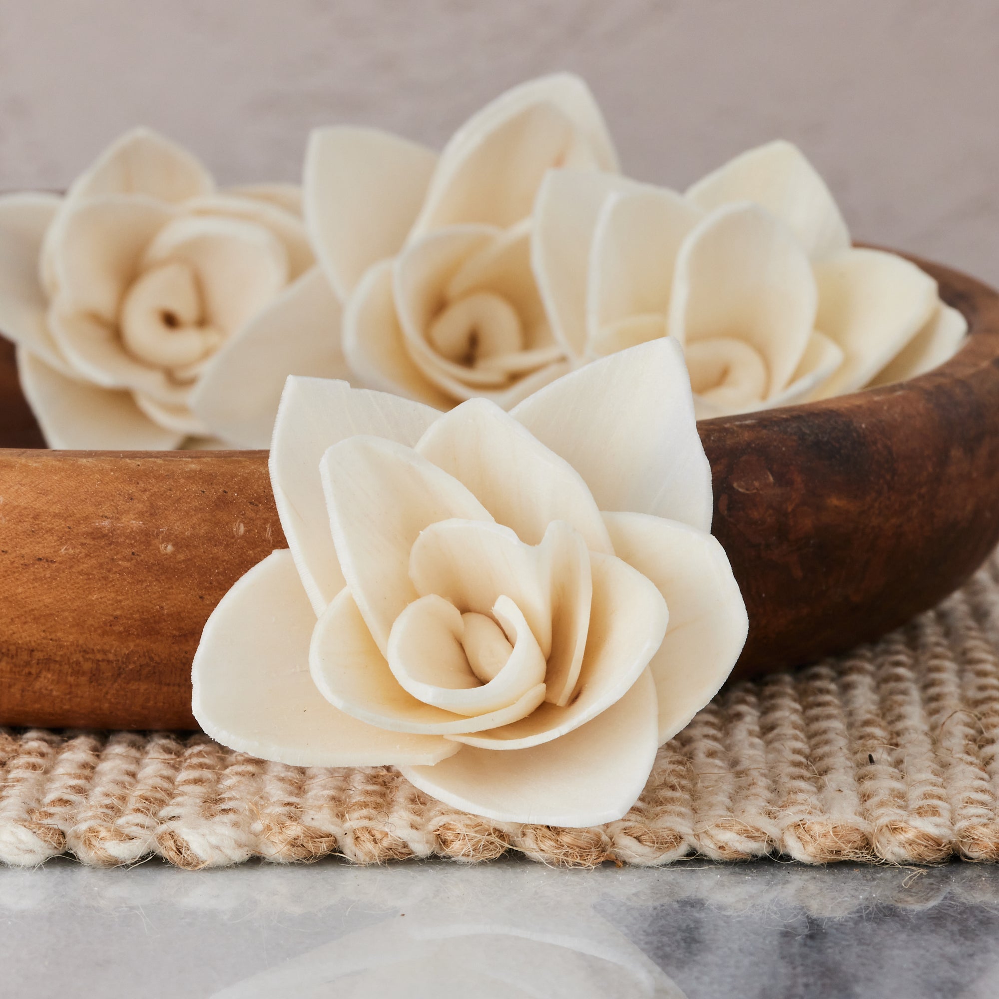 Gardenia Flower  - set of 12- 1.5 inches