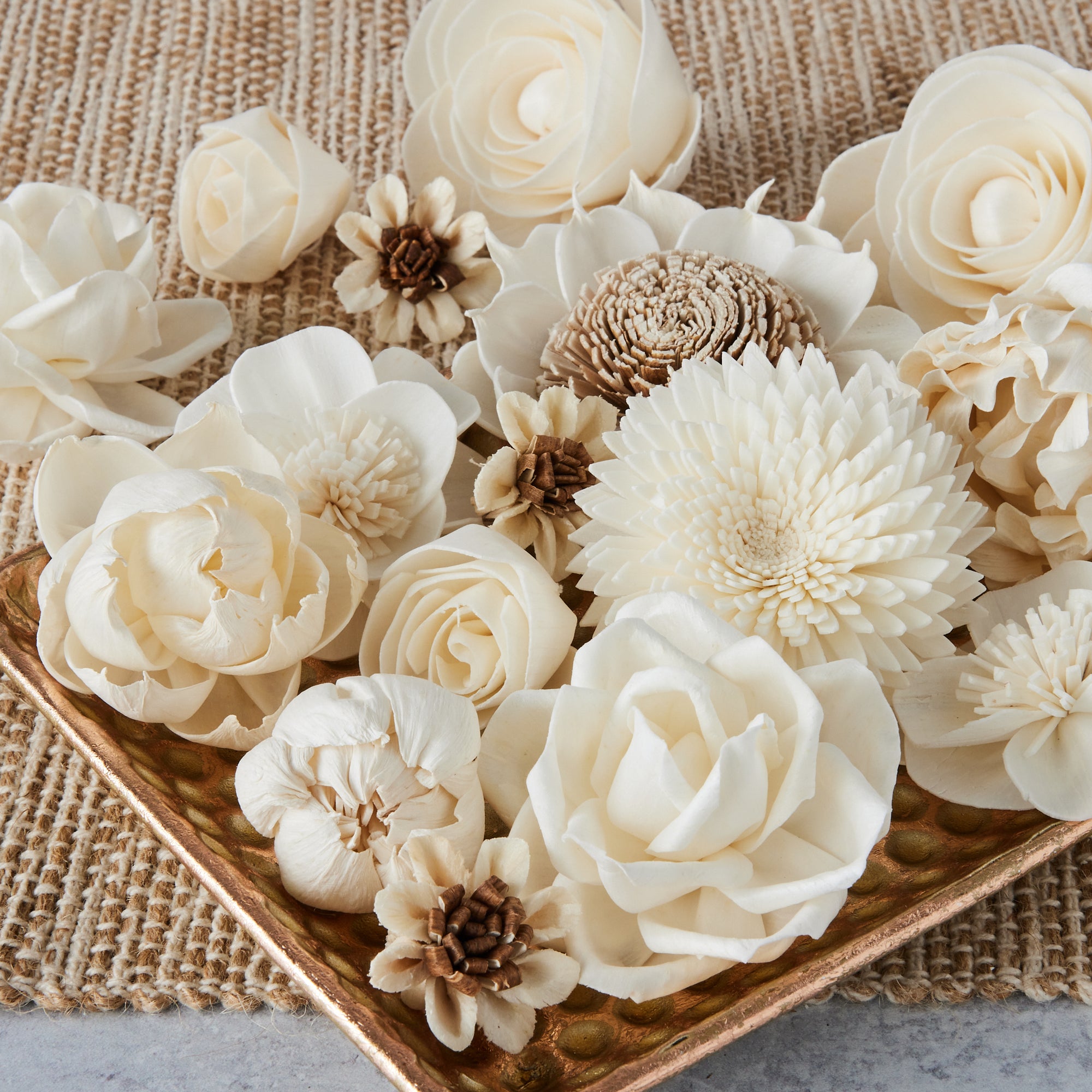 Luxe™ Assortment - set of 2 dozen sola wood flowers