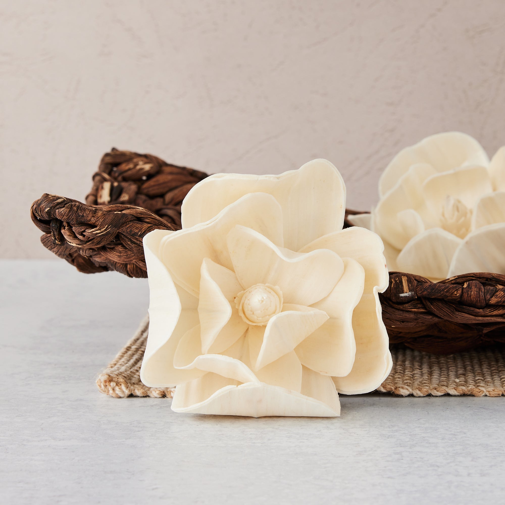 Magnolia Flower  - set of 12 - 4 inches