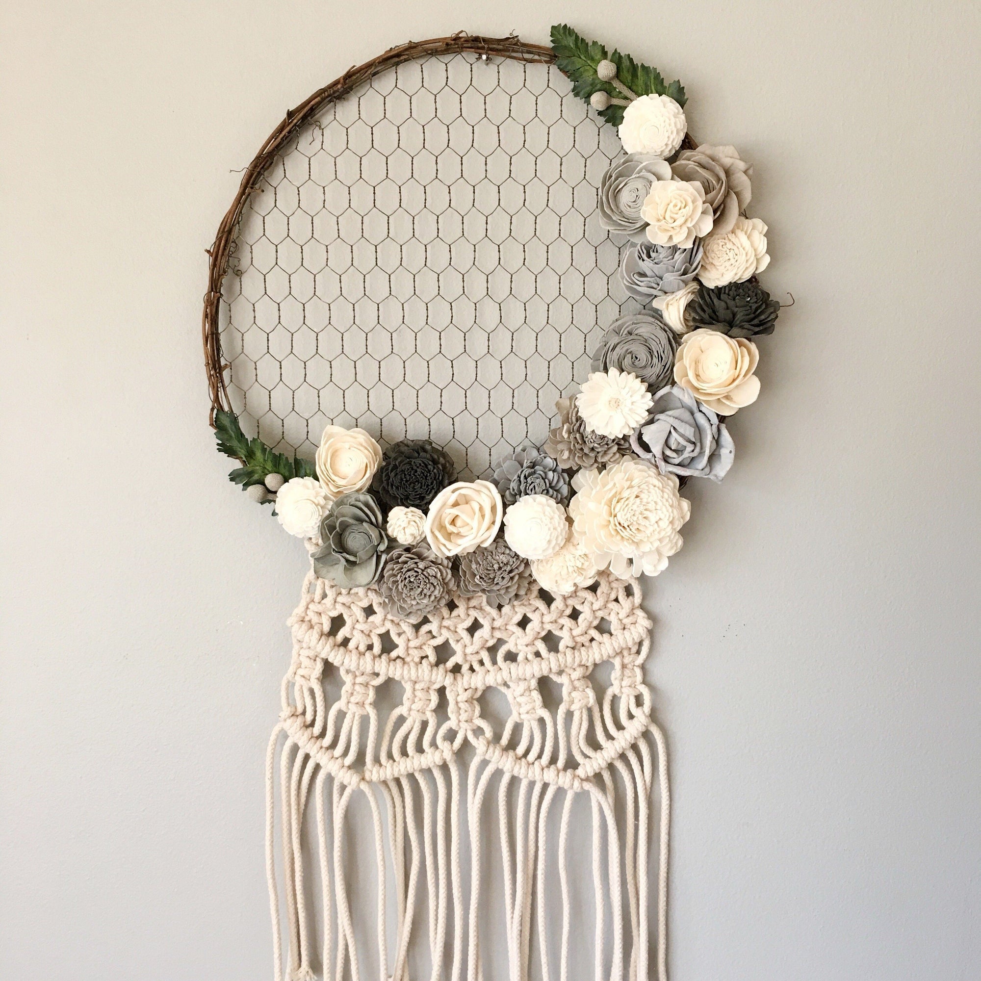 14 inch Round Chicken Wire Wreath Form- set of 3 - Oh! You're Lovely - Sola  Wood Flowers