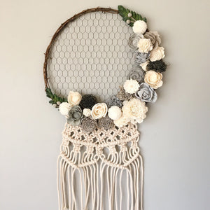 14 inch Round Chicken Wire Wreath Form- set of 3 _sola_wood_flowers