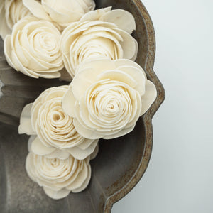 American Beauty™ Flower - set of 12 - 1.5 inch _sola_wood_flowers