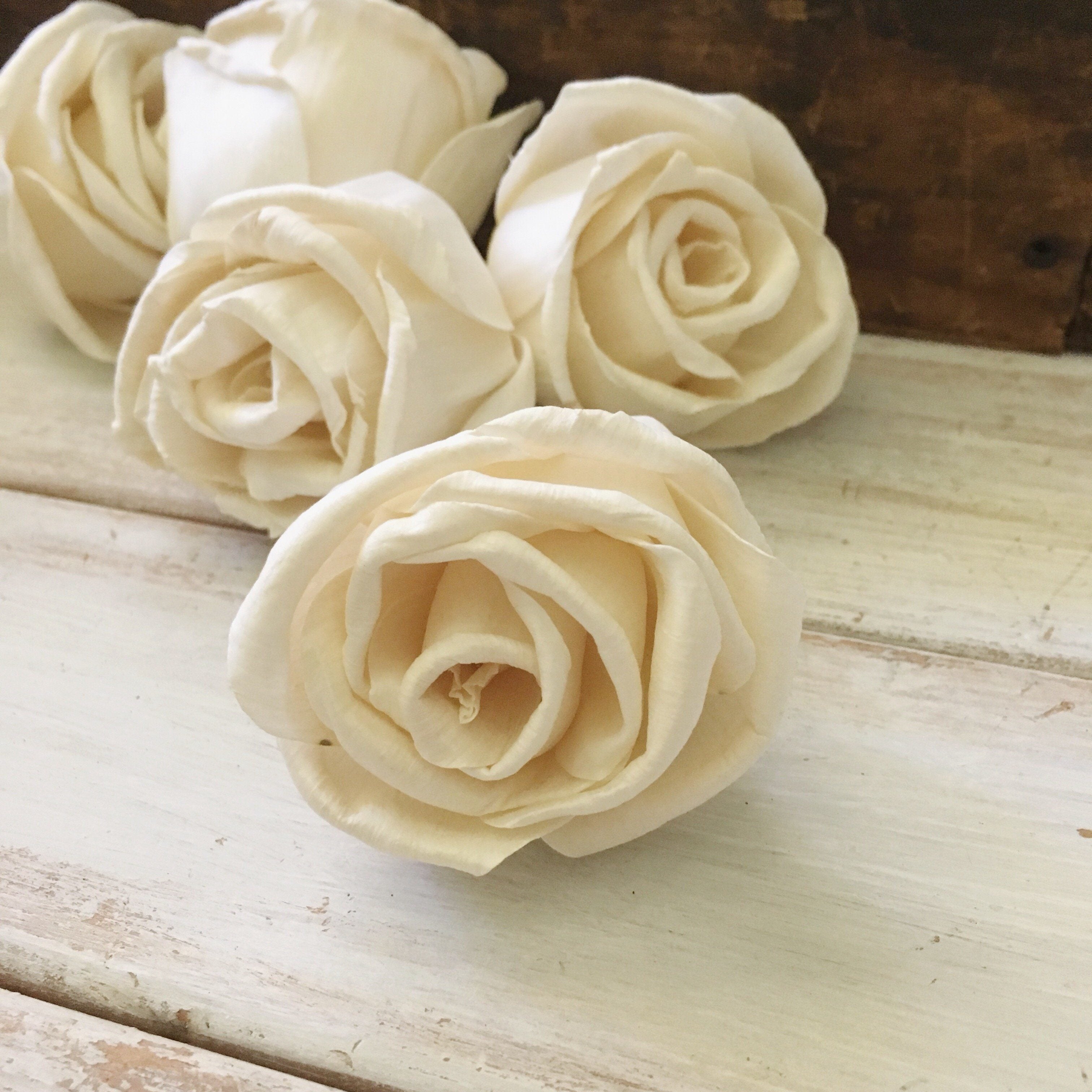 Sola Wood Flower - Cottage Rose Bud - Oh! You're Lovely - Sola