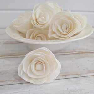 Buttercup™ Flower  - set of 12- 2.5 inches _sola_wood_flowers