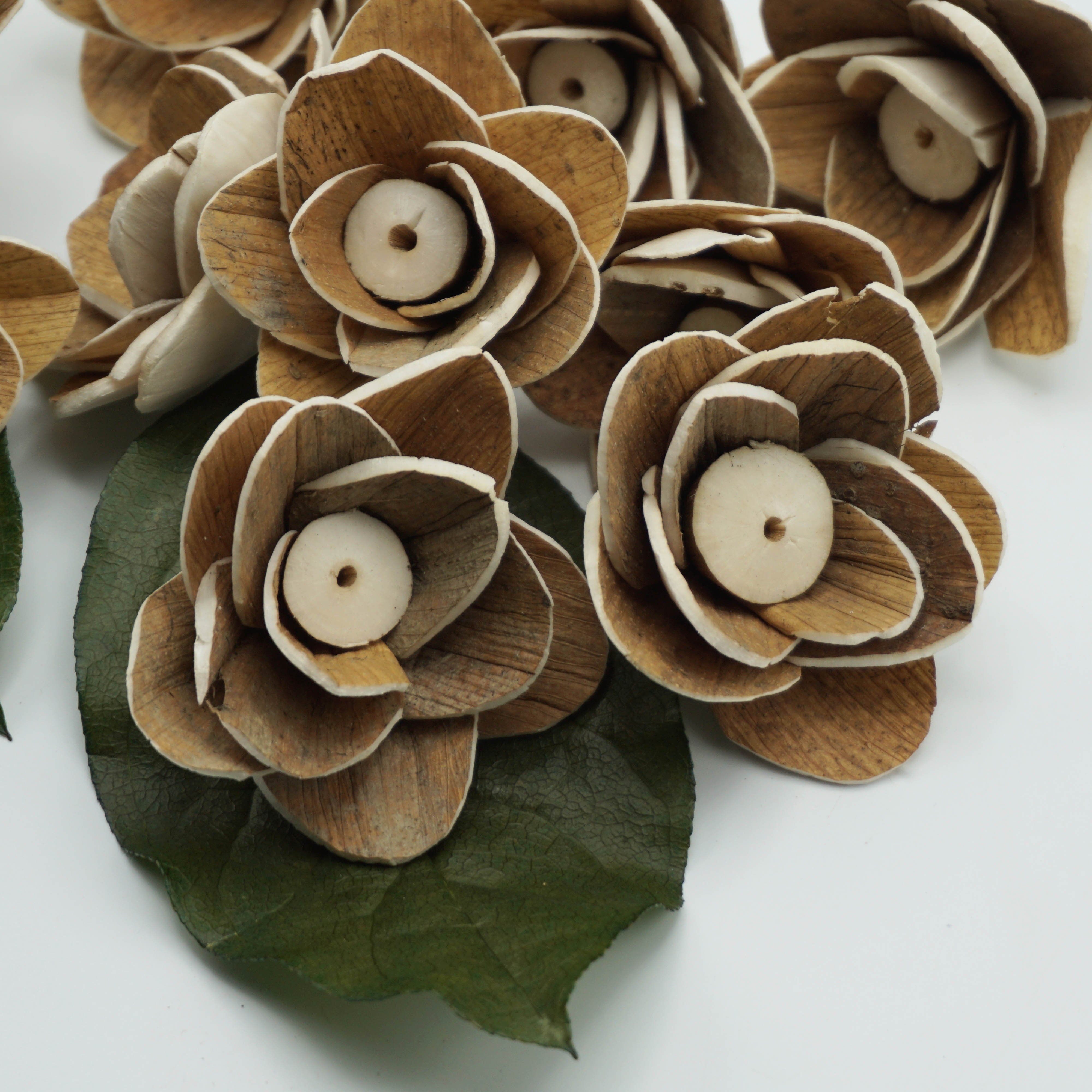 Cleo™ Flower  - set of 12- 1.5 inches _sola_wood_flowers