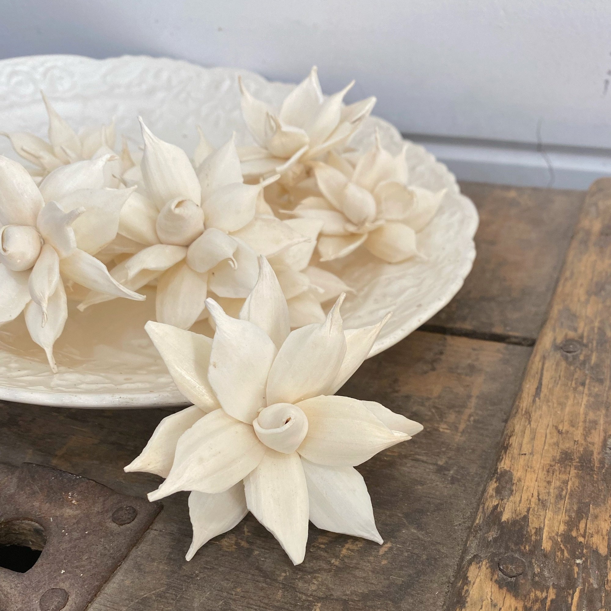 Maria™ - Set of 12- 2.5 inches _sola_wood_flowers