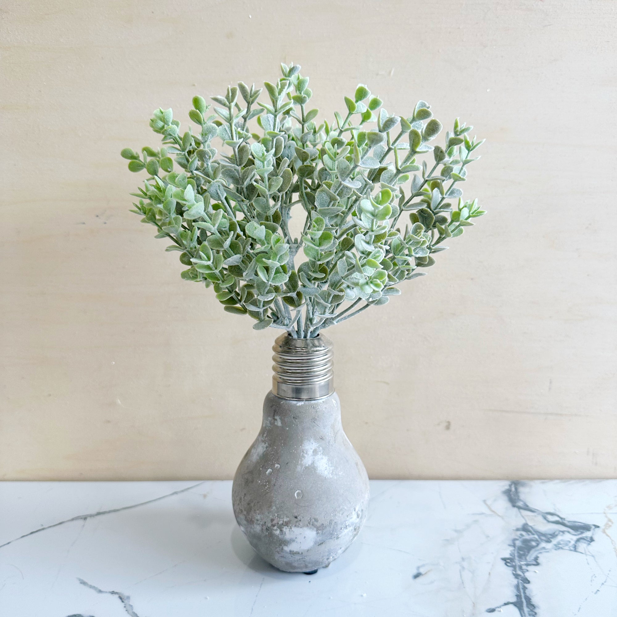 Small Eucalyptus bush, Soft to the touch - faux