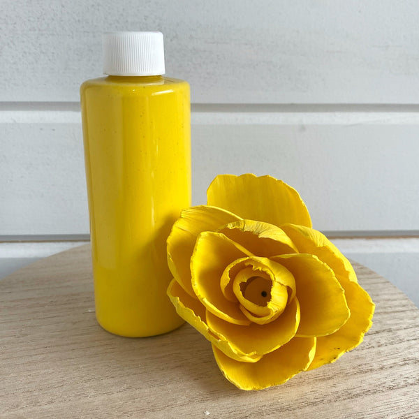 Wood Flower Dye (Low VOC paint) Summer Yellow 1 oz Oh! You're