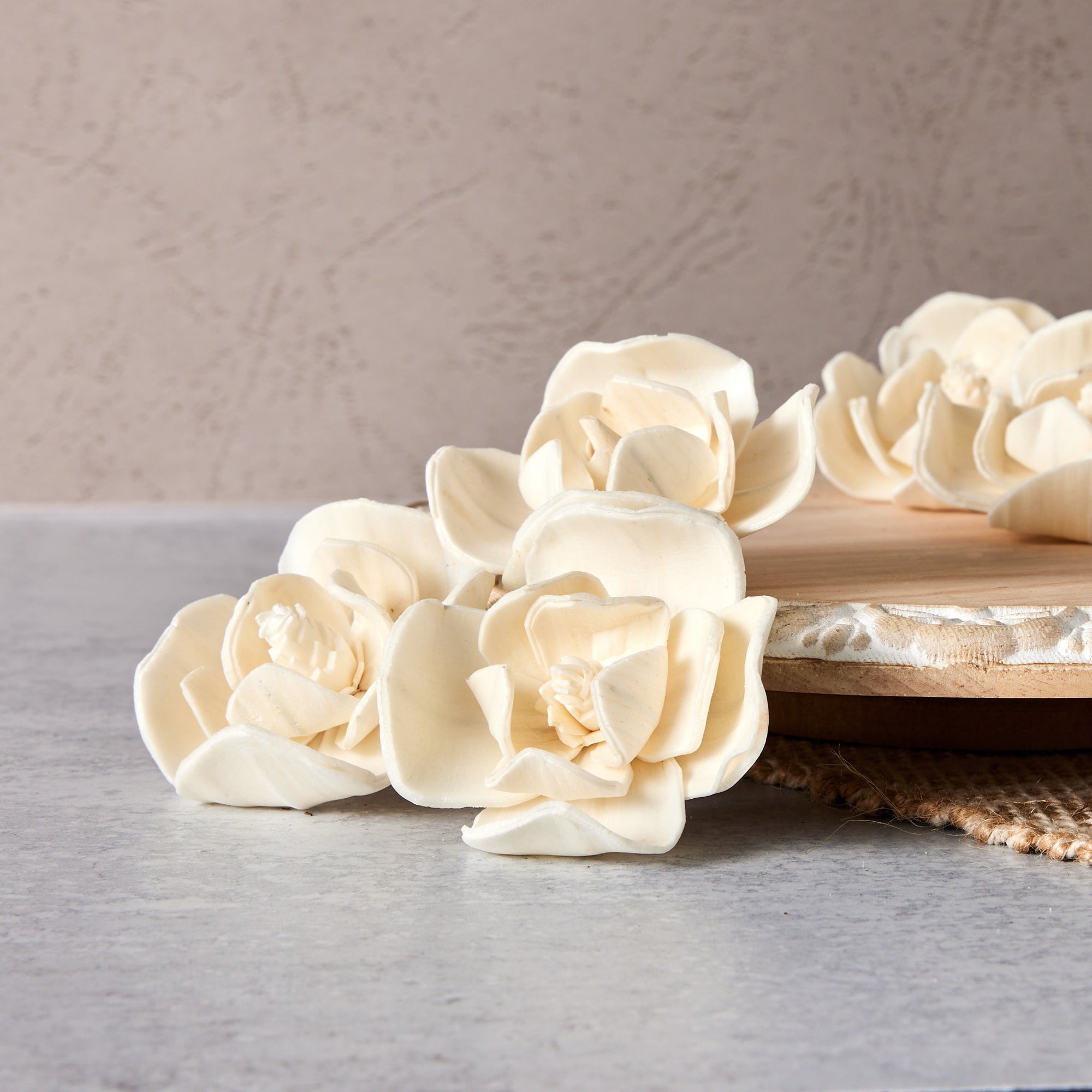 Magnolia Flower  - set of 12 - 2.5 inches
