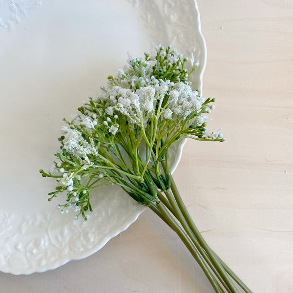  Baby's Breath Artificial Flowers Bulk 3 Branches 10