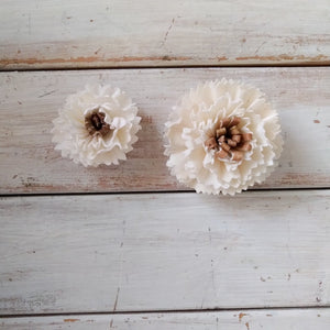 Latte™ - set of 12-  2.5 inches _sola_wood_flowers