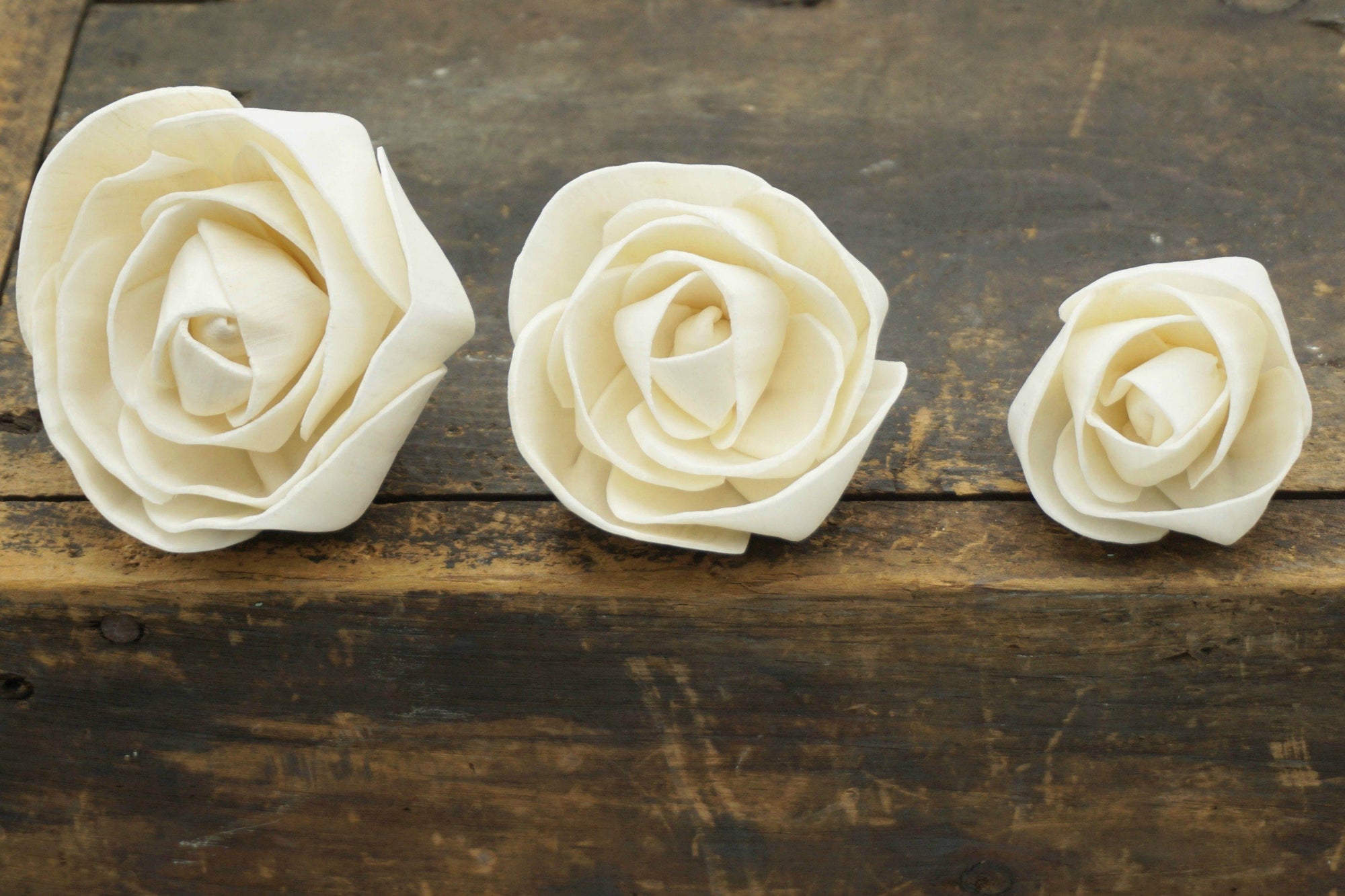Lovely™ Flower  - set of 12 - 1.5 inches _sola_wood_flowers