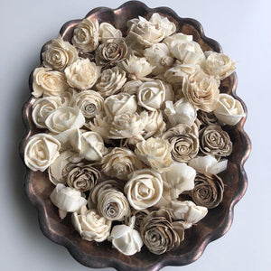 Petite Rose™ Assortment- set of 50 _sola_wood_flowers