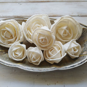 Rosa™ - Size Assortment - Set of 50 _sola_wood_flowers