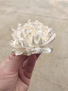 Ruffled Dahlia™- 3 inch - set of 6 _sola_wood_flowers