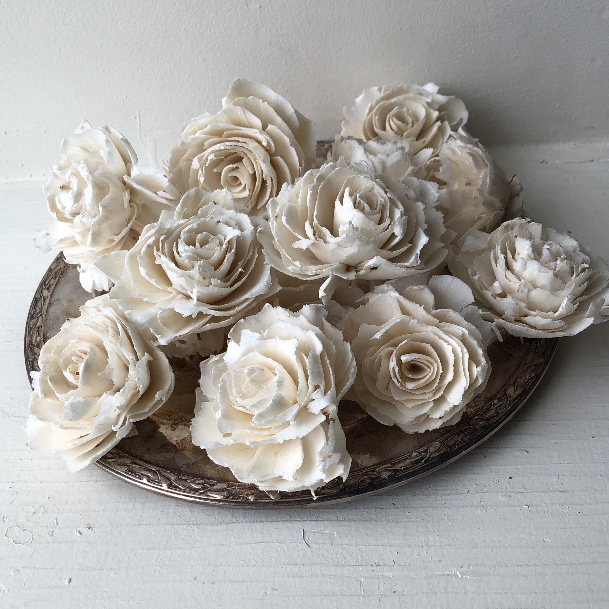 Sophia™ Flowers  - set of 12 - 2.5 inches _sola_wood_flowers
