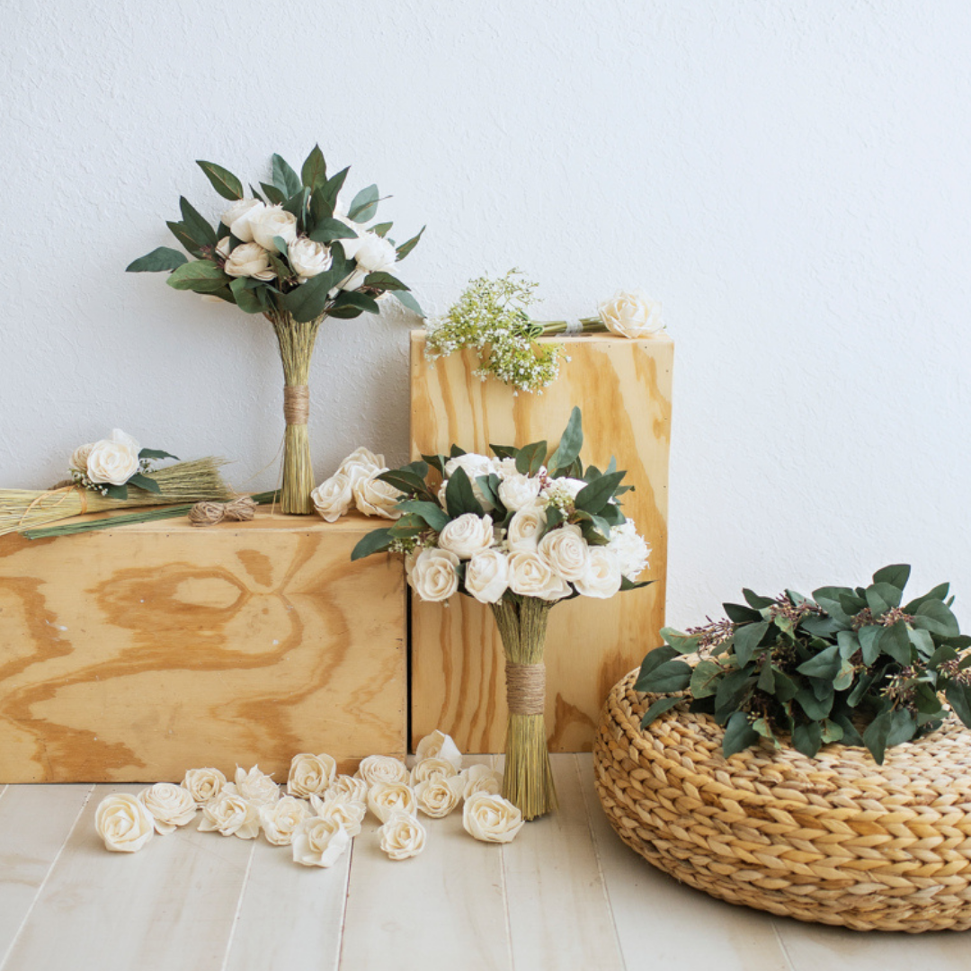 Floral Arrangement Kit DIY Wedding Bouquet Kit for Wedding Wreath Making
