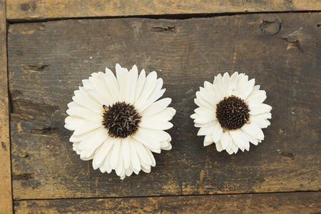 Sunflower - set of 12 - 2.5 inches _sola_wood_flowers