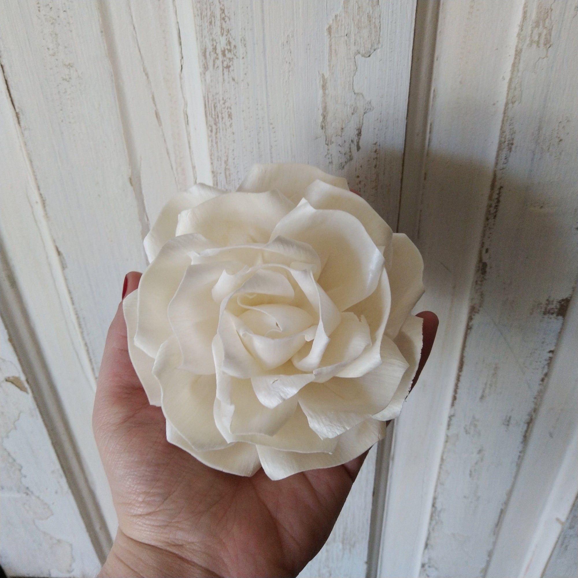 Tea Rose -  Extra Large Size - set of 3 _sola_wood_flowers