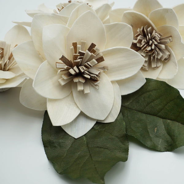 Twinkle - sola wood flower - sold by the dozen- 4 inches