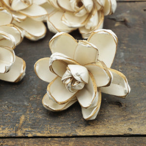 Valen™ Flower - set of 12- 2.5 inches _sola_wood_flowers